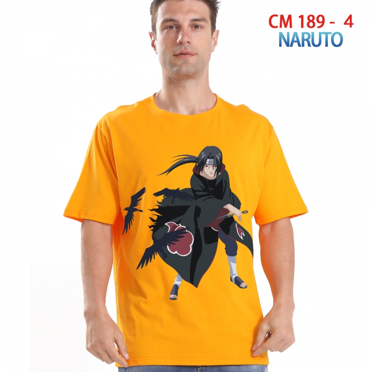 Naruto Printed short-sleeved cotton T-shirt from S to 4XL  189 4