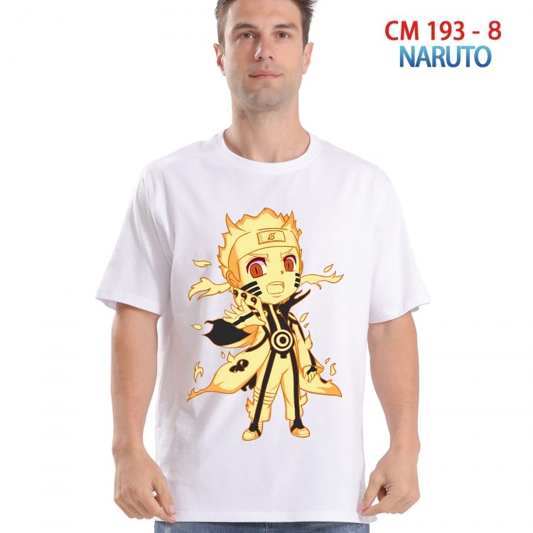 Naruto Printed short-sleeved cotton T-shirt from S to 4XL  193 8
