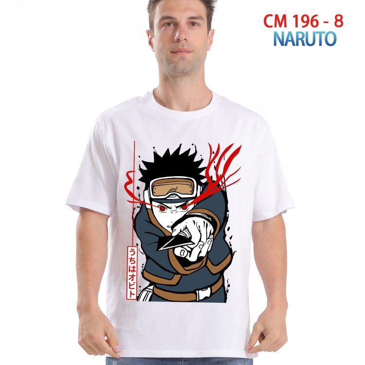 Naruto Printed short-sleeved cotton T-shirt from S to 4XL 196 8