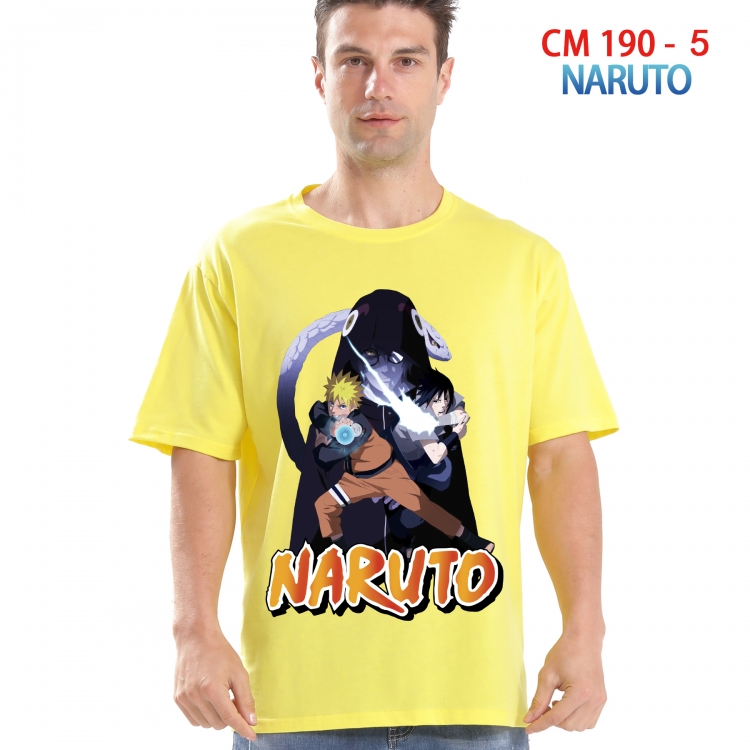Naruto Printed short-sleeved cotton T-shirt from S to 4XL  190 5