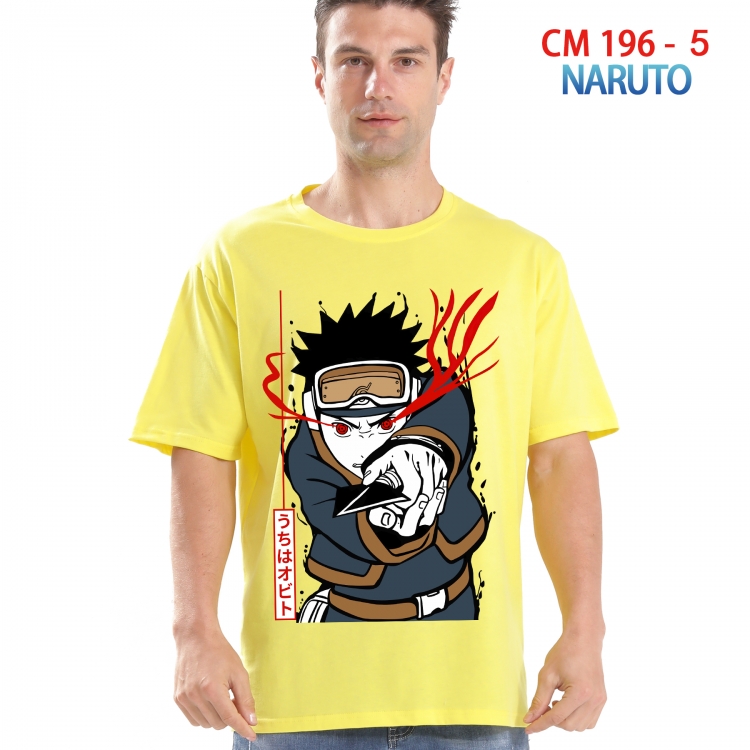 Naruto Printed short-sleeved cotton T-shirt from S to 4XL 196 5