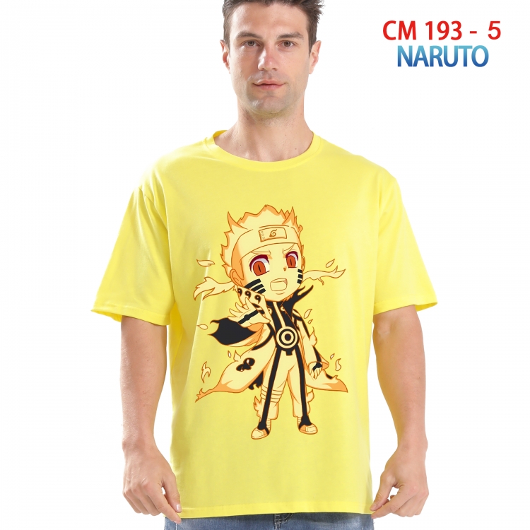 Naruto Printed short-sleeved cotton T-shirt from S to 4XL 193 5