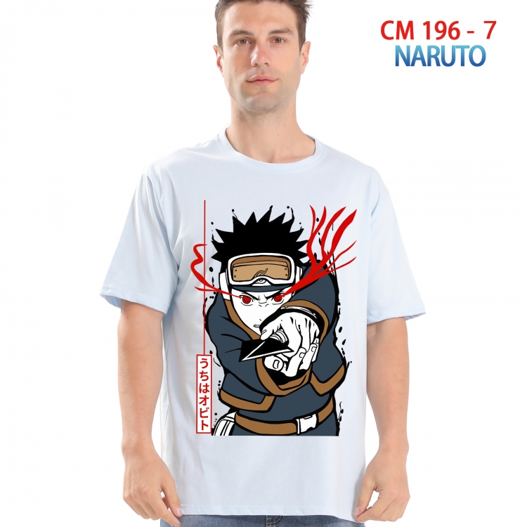 Naruto Printed short-sleeved cotton T-shirt from S to 4XL 196 7
