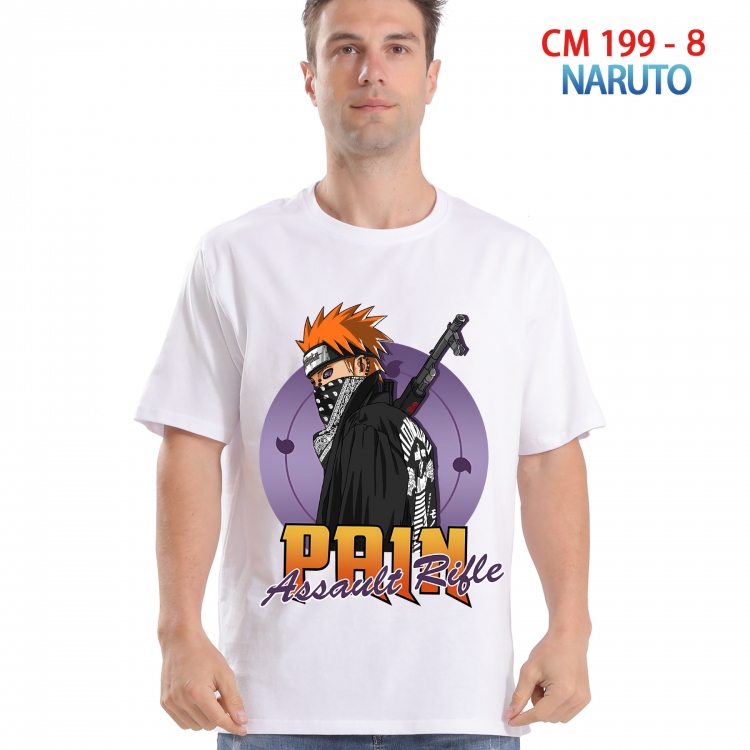Naruto Printed short-sleeved cotton T-shirt from S to 4XL  199 8
