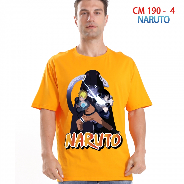 Naruto Printed short-sleeved cotton T-shirt from S to 4XL  190 4