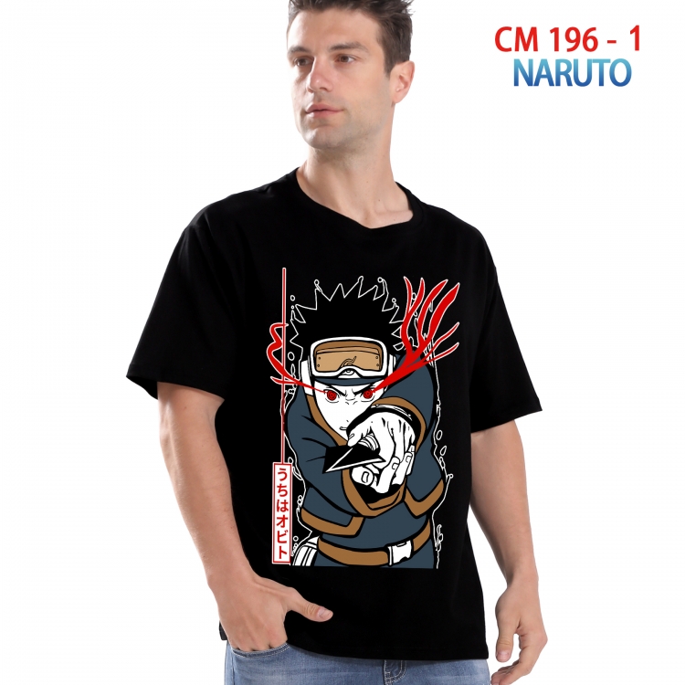 Naruto Printed short-sleeved cotton T-shirt from S to 4XL 196 1