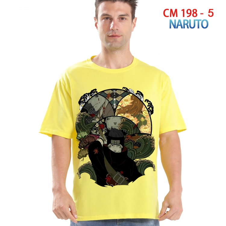 Naruto Printed short-sleeved cotton T-shirt from S to 4XL  198 5