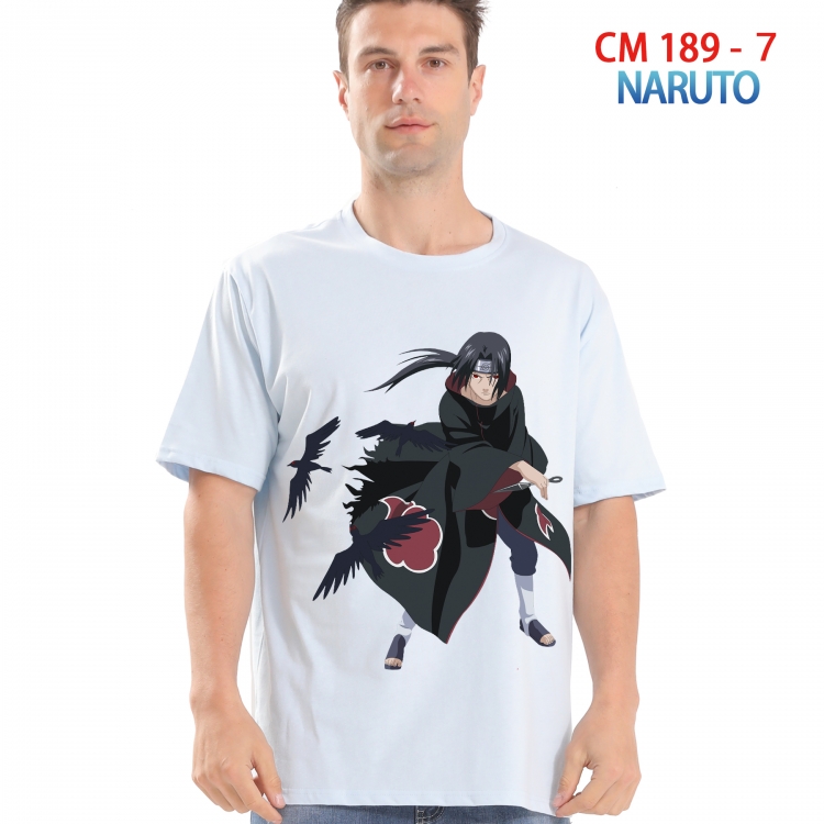 Naruto Printed short-sleeved cotton T-shirt from S to 4XL  189 7