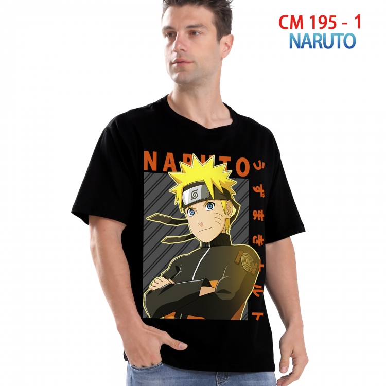 Naruto Printed short-sleeved cotton T-shirt from S to 4XL  195 1