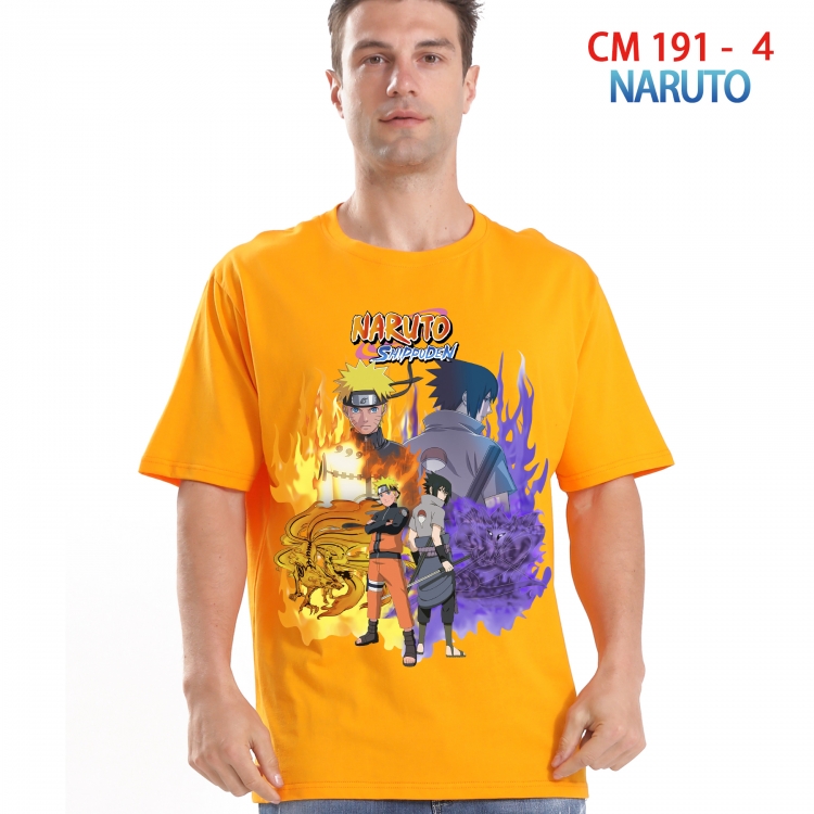 Naruto Printed short-sleeved cotton T-shirt from S to 4XL 191 4