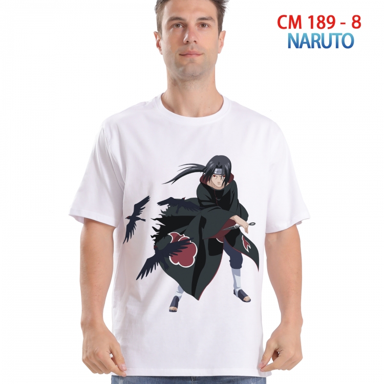 Naruto Printed short-sleeved cotton T-shirt from S to 4XL 189 8