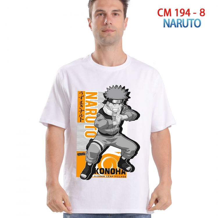 Naruto Printed short-sleeved cotton T-shirt from S to 4XL 194 8