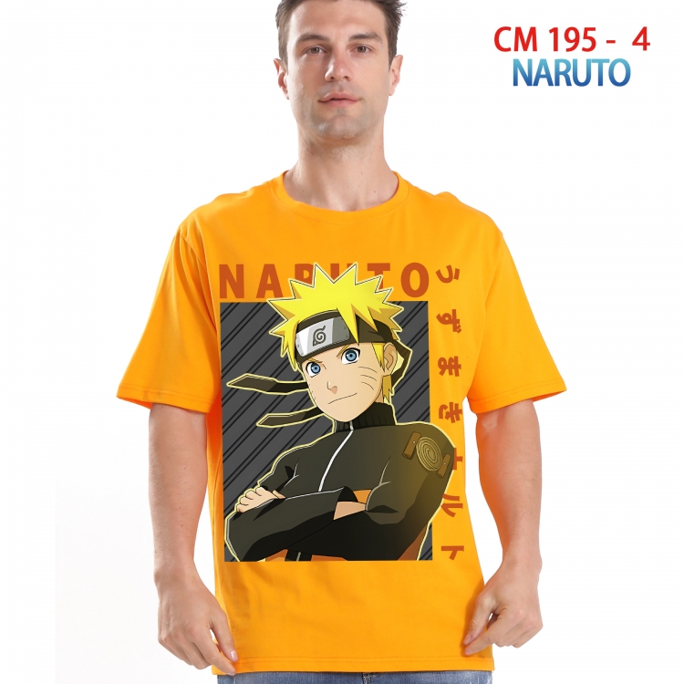 Naruto Printed short-sleeved cotton T-shirt from S to 4XL 195 4