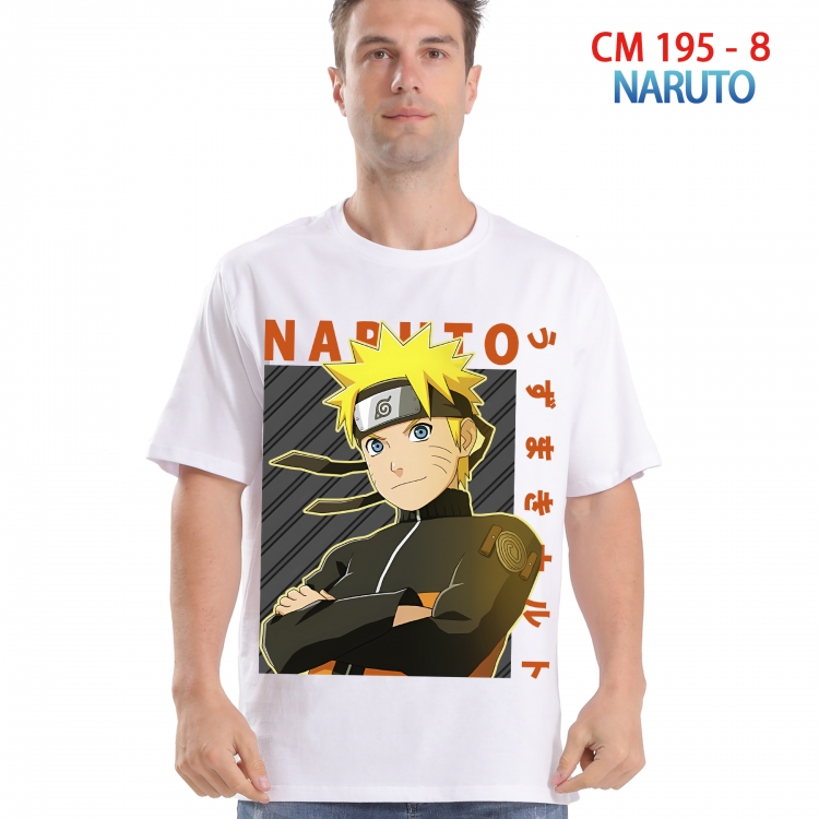 Naruto Printed short-sleeved cotton T-shirt from S to 4XL  195 8