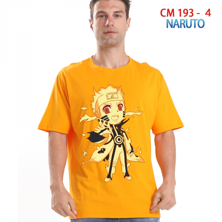 Naruto Printed short-sleeved cotton T-shirt from S to 4XL  193 4