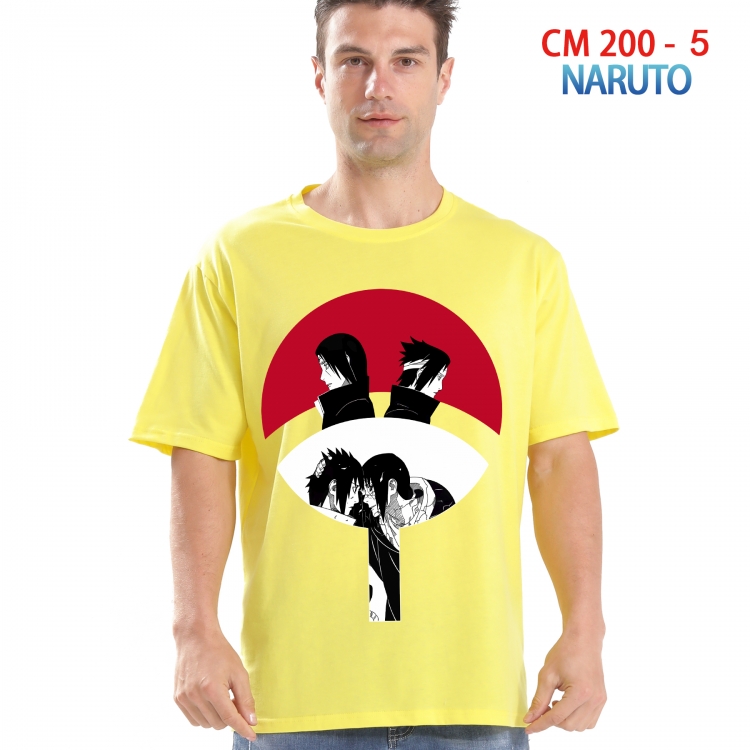 Naruto Printed short-sleeved cotton T-shirt from S to 4XL  200 5