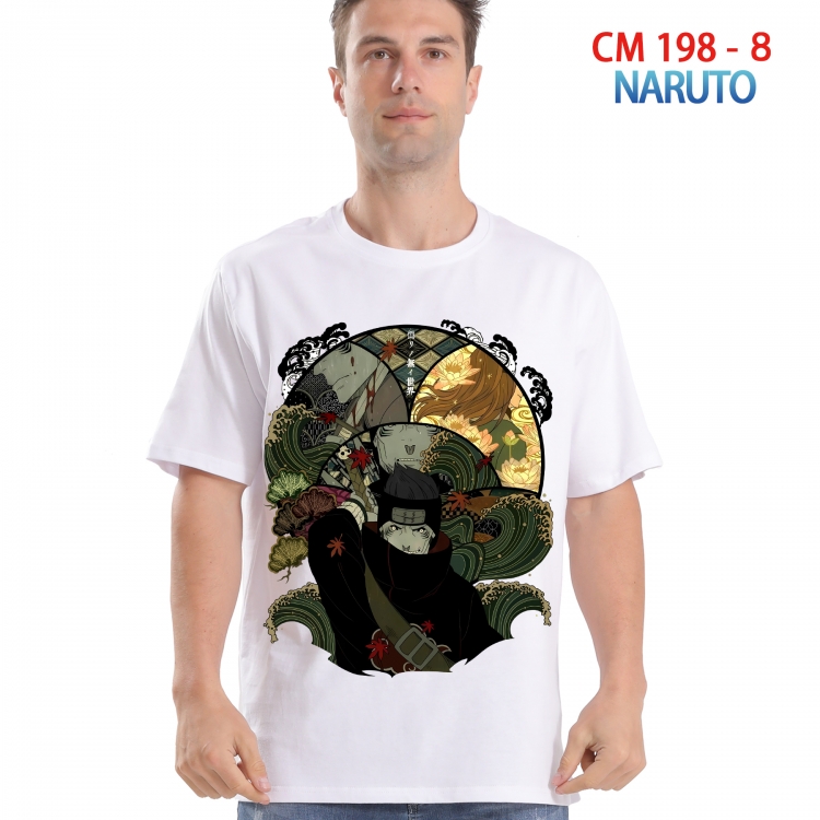 Naruto Printed short-sleeved cotton T-shirt from S to 4XL  198 8
