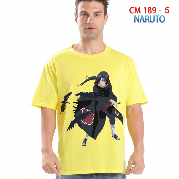 Naruto Printed short-sleeved cotton T-shirt from S to 4XL  189 5