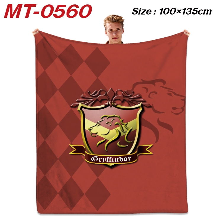 Harry Potter Anime flannel blanket air conditioner quilt double-sided printing 100x135cm MT-0560