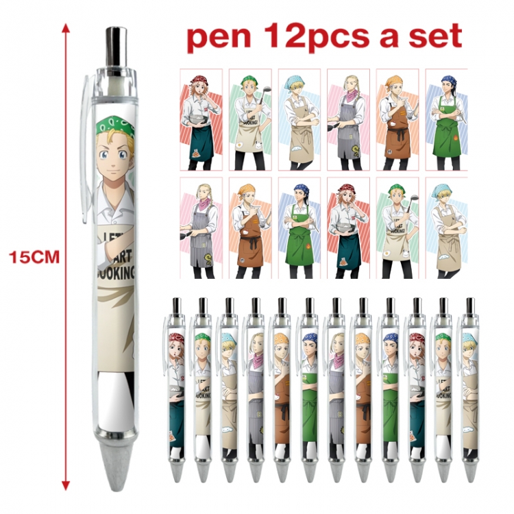 Tokyo Revengers anime peripheral student ballpoint pen a set of 12