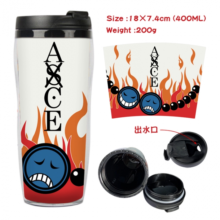 One Piece Anime Starbucks leak proof and insulated cup 18X7.4CM 400ML