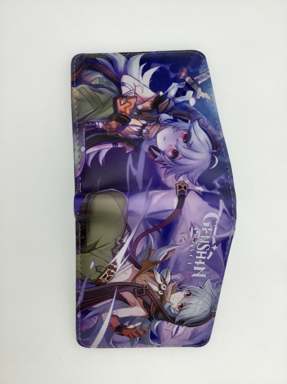 Genshin Impact Anime Short card bag wallet 11X9.5CM B1442