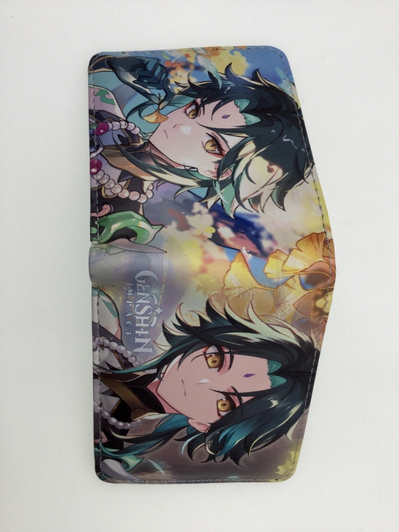 Genshin Impact Anime Short card bag wallet 11X9.5CM B1462