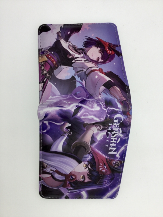 Genshin Impact Anime Short card bag wallet 11X9.5CM B1437