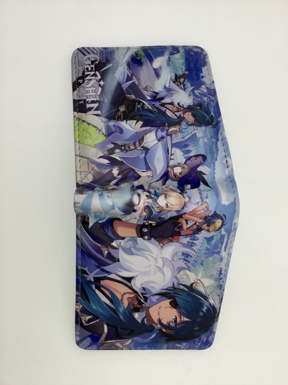 Genshin Impact Anime Short card bag wallet 11X9.5CM B1445