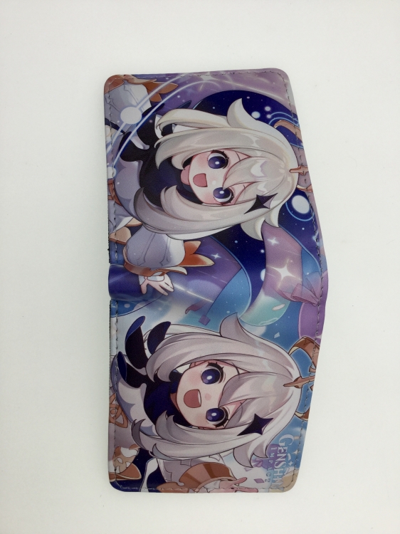 Genshin Impact Anime Short card bag wallet 11X9.5CM B1452