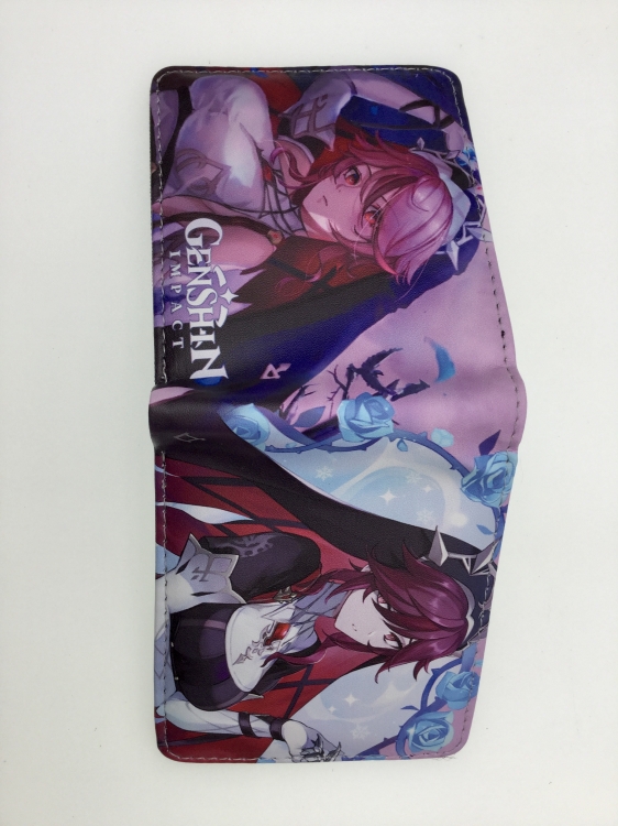 Genshin Impact Anime Short card bag wallet 11X9.5CM B1444