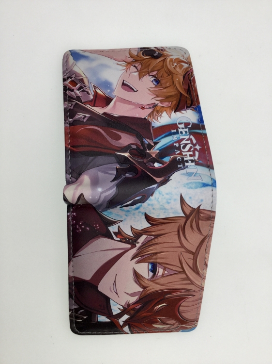 Genshin Impact Anime Short card bag wallet 11X9.5CM B1434