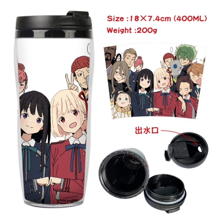 Lycoris Recoil  Anime Starbucks leak proof and insulated cup 18X7.4CM 400ML