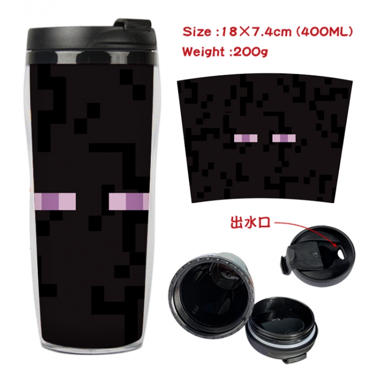 Minecraft Anime Starbucks leak proof and insulated cup 18X7.4CM 400ML 5A