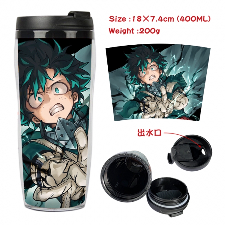 My Hero Academia Anime Starbucks leak proof and insulated cup 18X7.4CM 400ML 6A