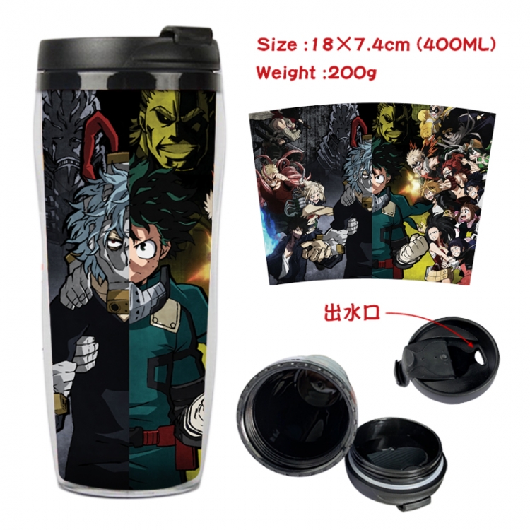 My Hero Academia Anime Starbucks leak proof and insulated cup 18X7.4CM 400ML 5A
