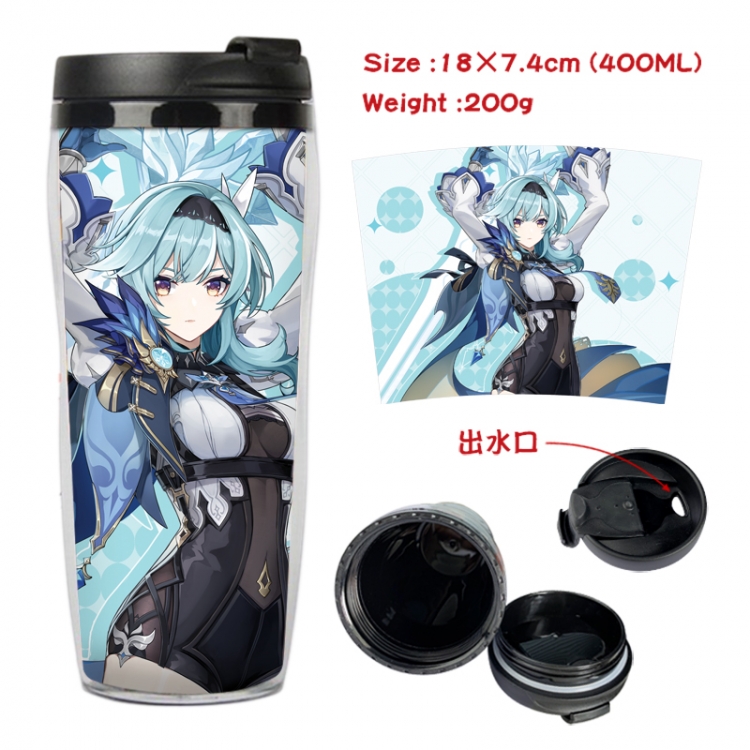 Genshin Impact Anime Starbucks leak proof and insulated cup 18X7.4CM 400ML 4A