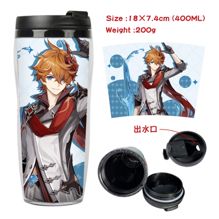 Genshin Impact Anime Starbucks leak proof and insulated cup 18X7.4CM 400ML 2A