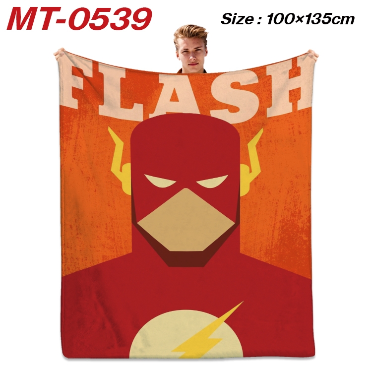Marvel Hero  Anime flannel blanket air conditioner quilt double-sided printing 100x135cm MT-0539
