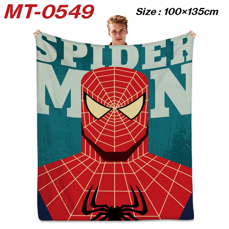 Marvel Hero  Anime flannel blanket air conditioner quilt double-sided printing 100x135cm MT-0549