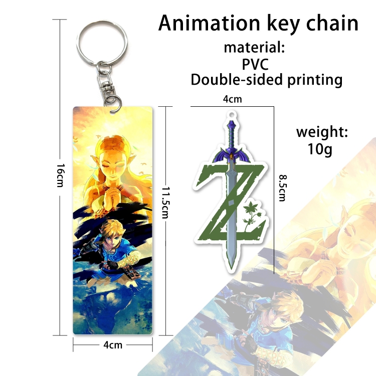 The Legend of Zelda PVC Keychain Bag Pendant Ornaments OPP Package price for 10 pcs YS114