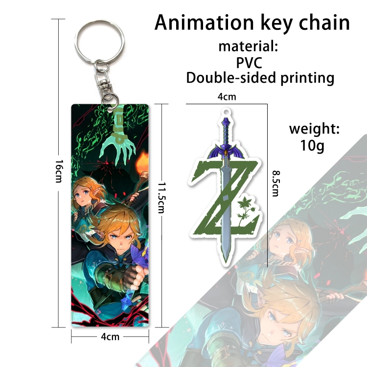 The Legend of Zelda PVC Keychain Bag Pendant Ornaments OPP Package price for 10 pcs YS115