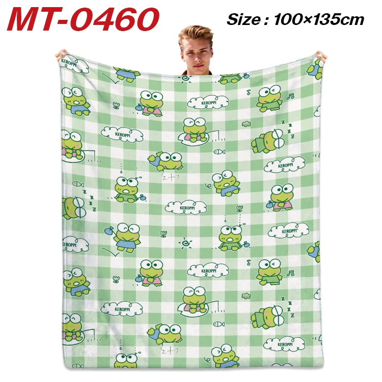 sanrio  Anime flannel blanket air conditioner quilt double-sided printing 100x135cm MT-0460