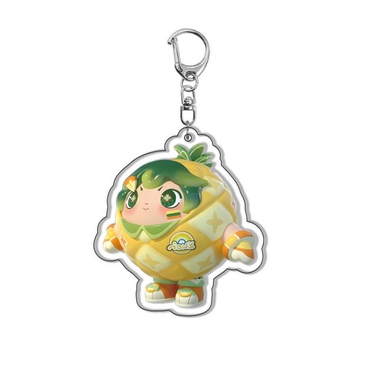 Egg Party Anime Acrylic Keychain Charm price for 5 pcs  1167Y
