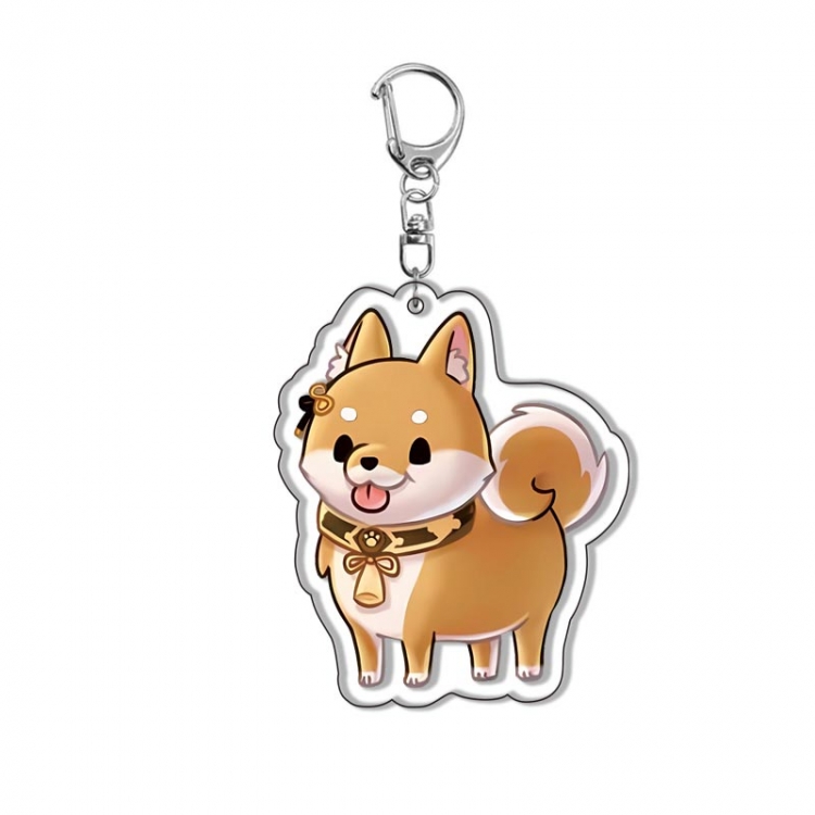 Animal Anime Acrylic Keychain Charm price for 5 pcs  1145Y
