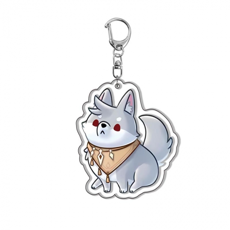 Animal Anime Acrylic Keychain Charm price for 5 pcs  1143Y