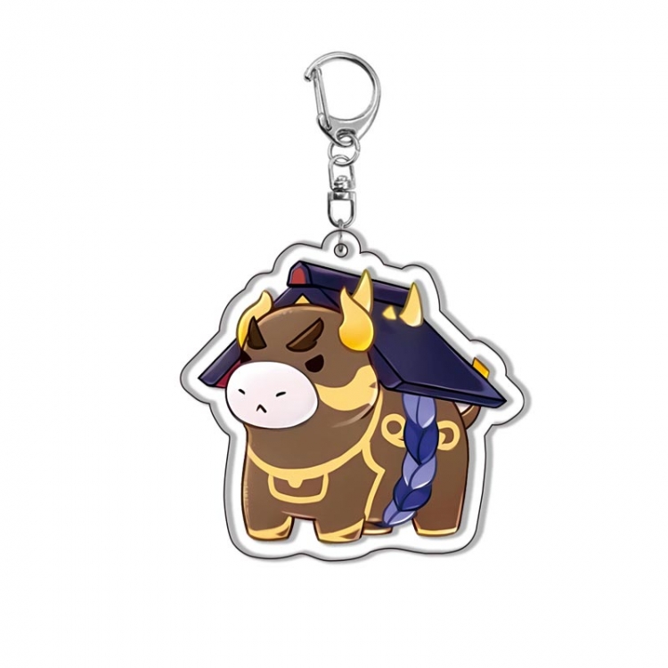 Animal Anime Acrylic Keychain Charm price for 5 pcs  1139Y
