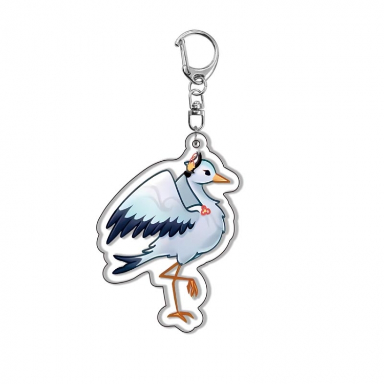 Animal Anime Acrylic Keychain Charm price for 5 pcs  1148Y