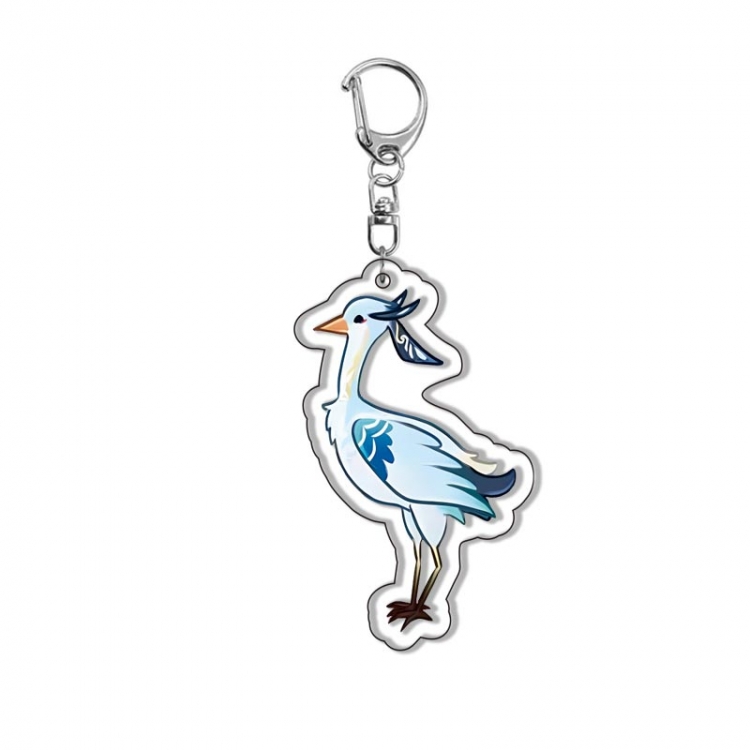 Animal Anime Acrylic Keychain Charm price for 5 pcs  1149Y