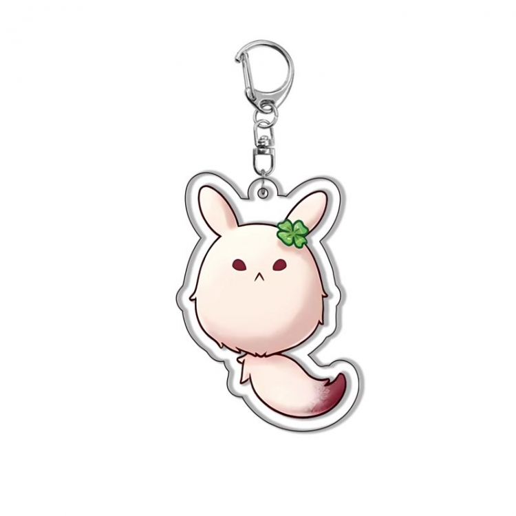 Animal Anime Acrylic Keychain Charm price for 5 pcs  1153Y